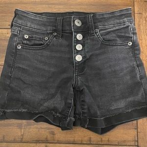 Black American Eagle Women/Girl jean shorts Size 00